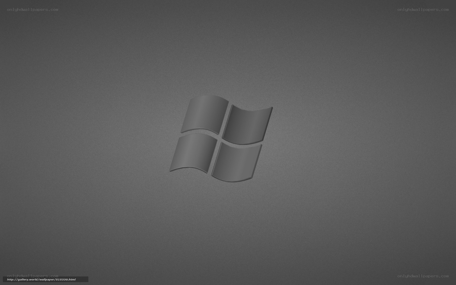 Windows logo on gray background