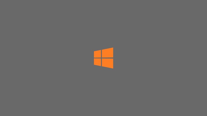 Windows Logo on Gray — Neutral, Vector Art