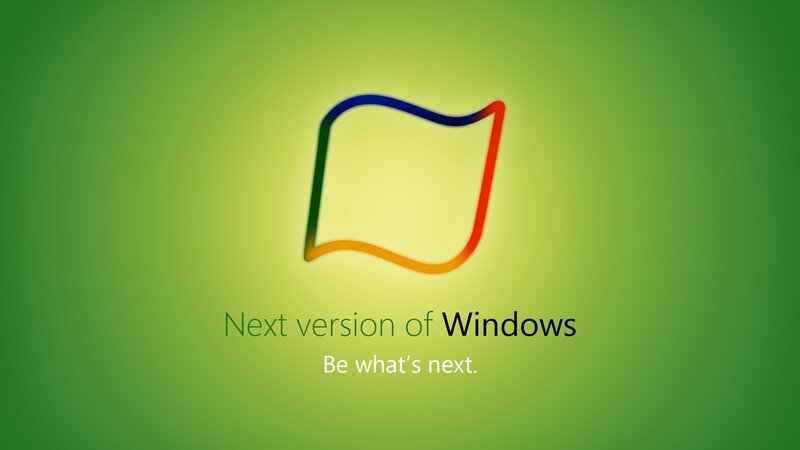 Windows Logo on Green — Minimalist