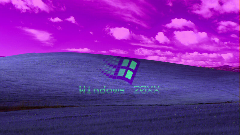 Windows Logo on Hill