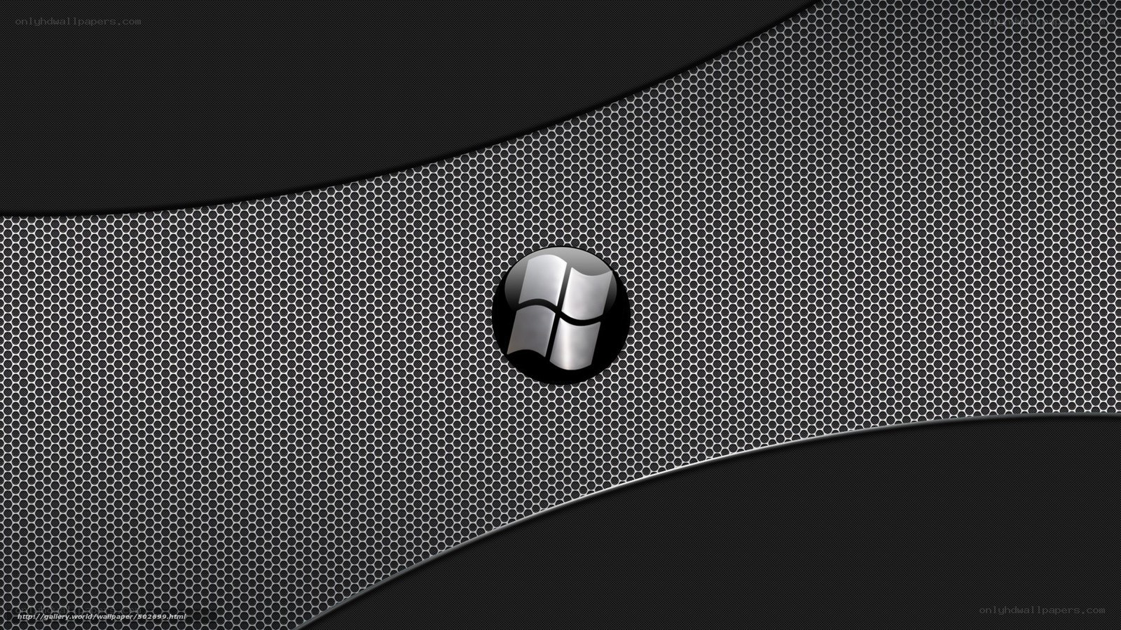 Windows logo on mesh background