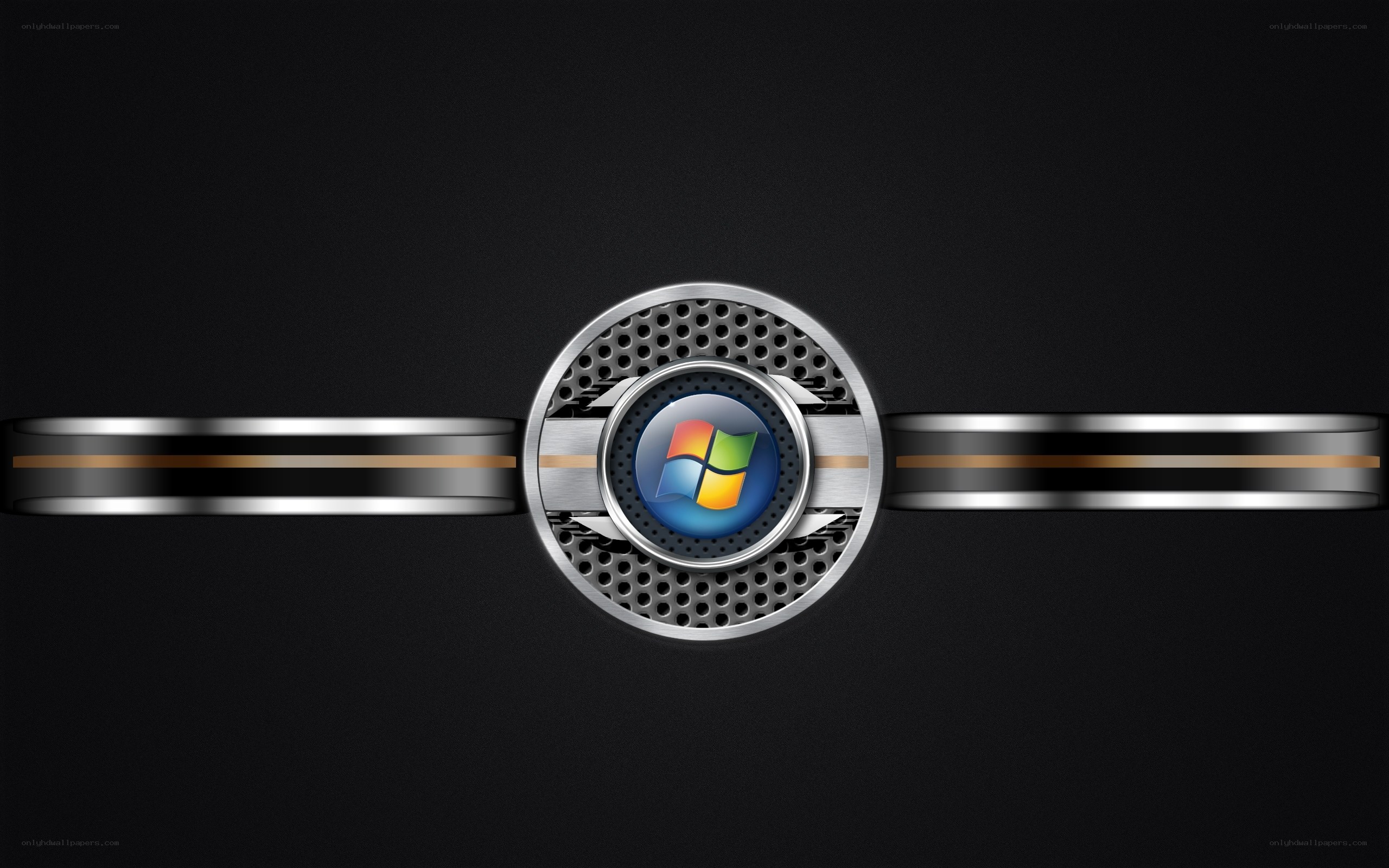 Windows logo on metal band