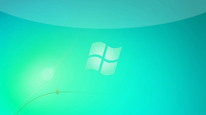 Windows Logo on Screen