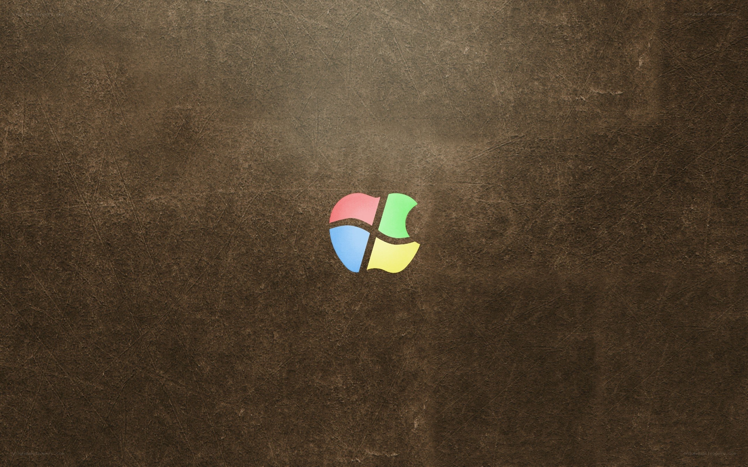 Windows logo on textured background