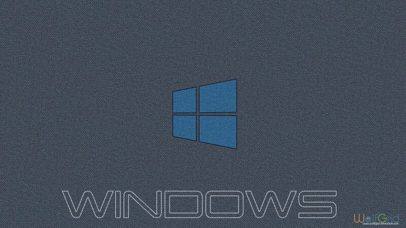 Windows Logo on Textured Background — Blue