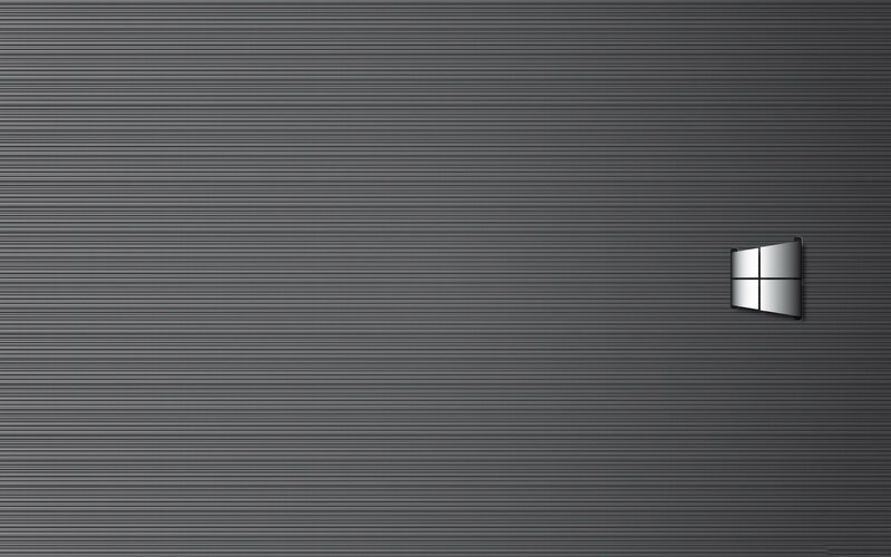 Windows Logo on Textured Surface — Gray, Minimalist
