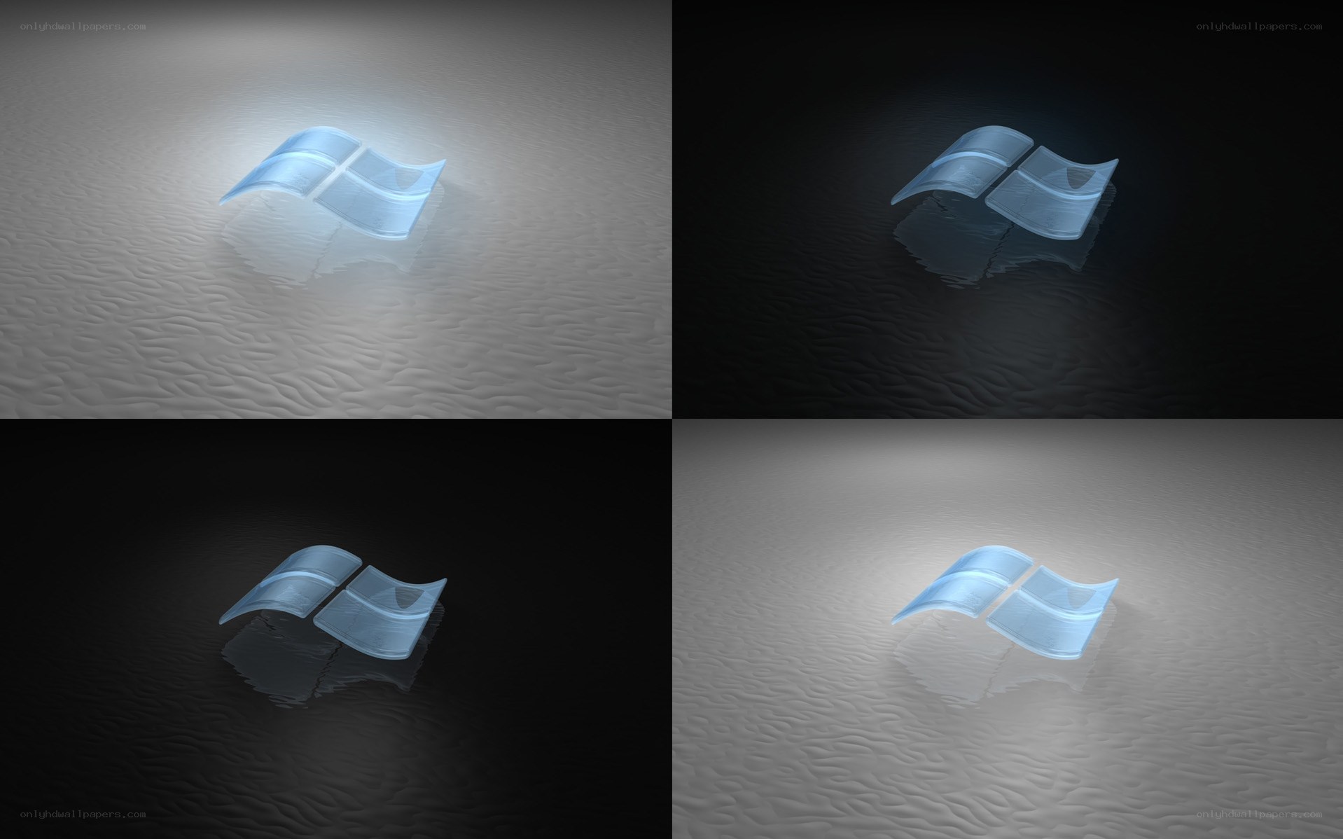 Windows logo on textured surface