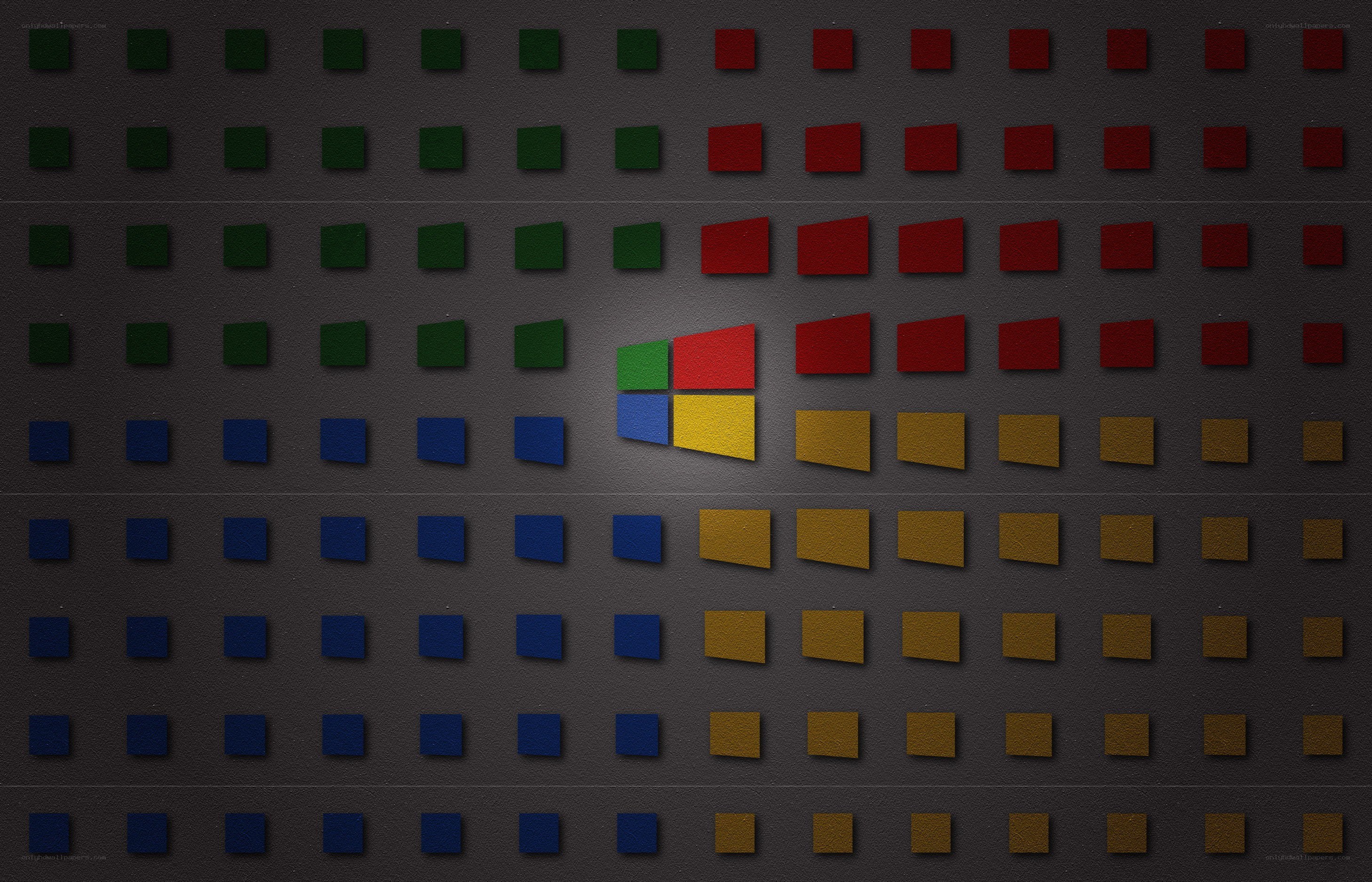 Windows logo on textured wall