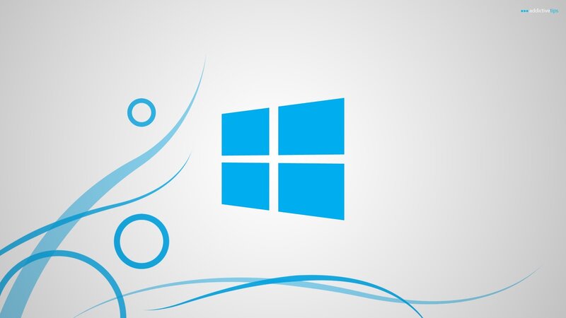 Windows Logo on White — Blue, Minimalist