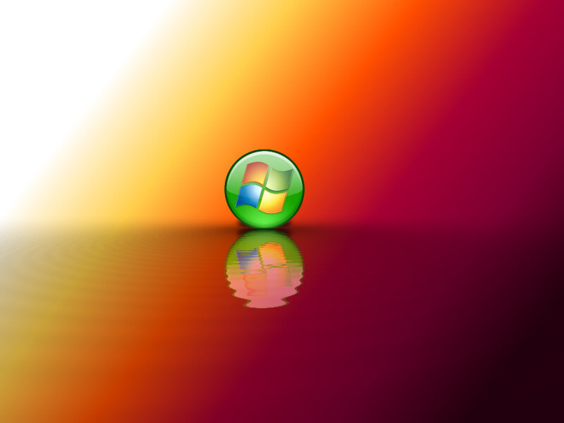 Windows Logo Sphere — Red