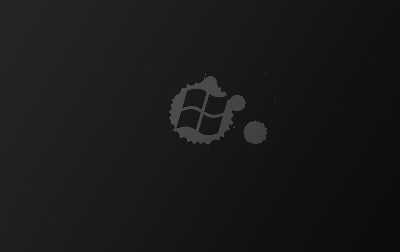 Windows logo splatter