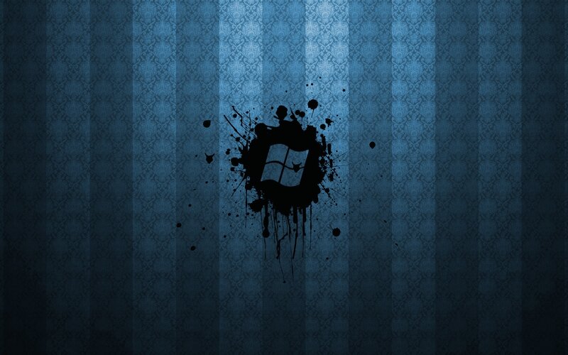 Windows logo splatter wallpaper