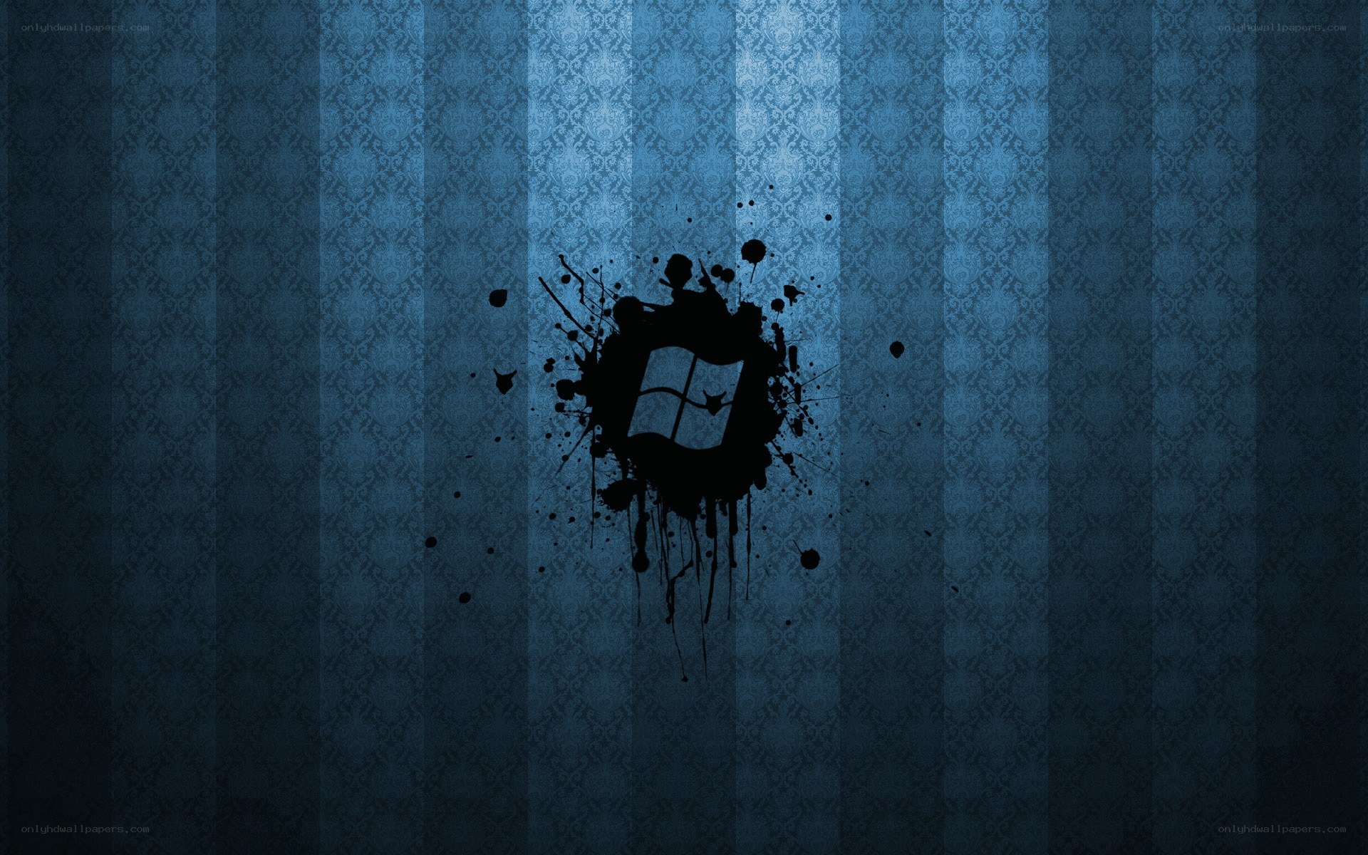 Windows logo splatter wallpaper