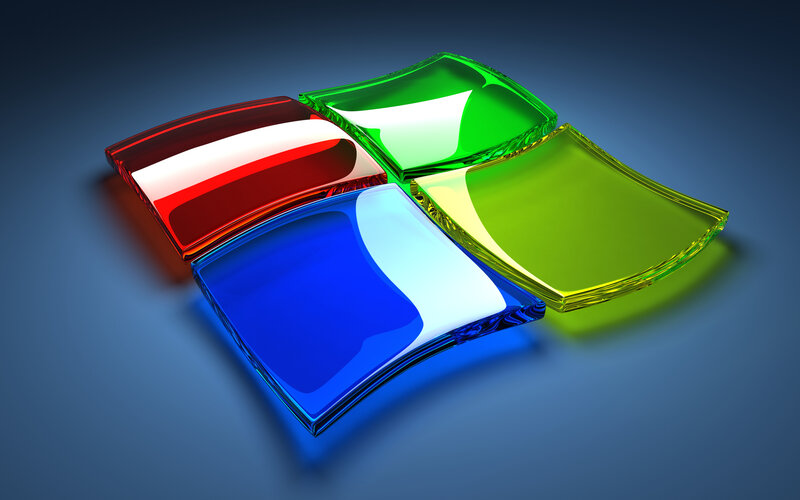 Windows Logo Tiles — Blue, Modern