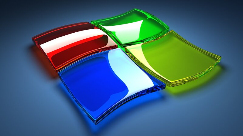 Windows Logo Tiles — Blue