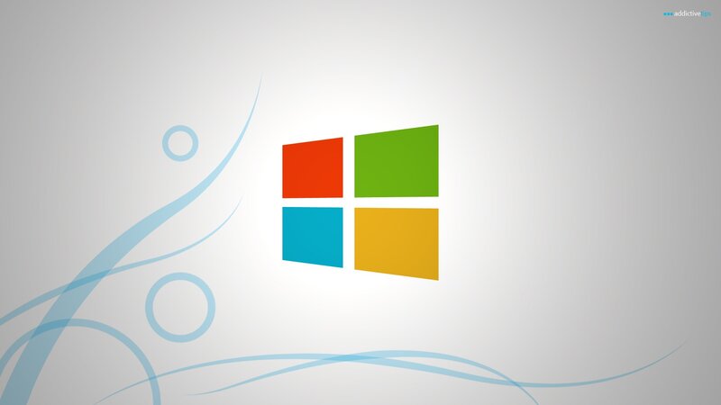 Windows Logo — White, Minimalist