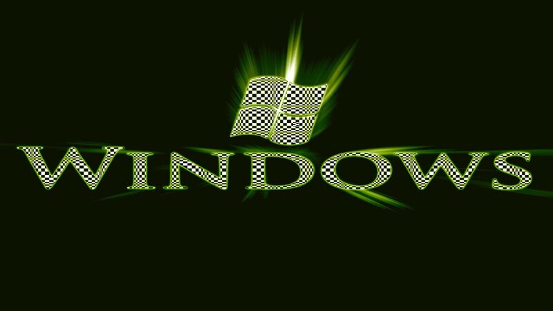 Windows logo with checkered pattern
