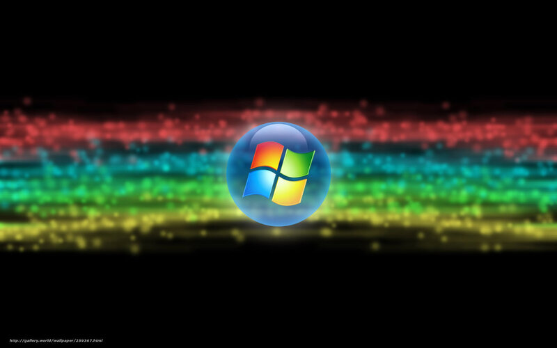 Windows logo with colorful background