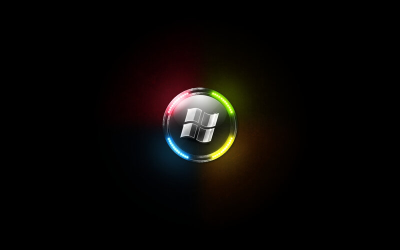Windows logo with colorful ring