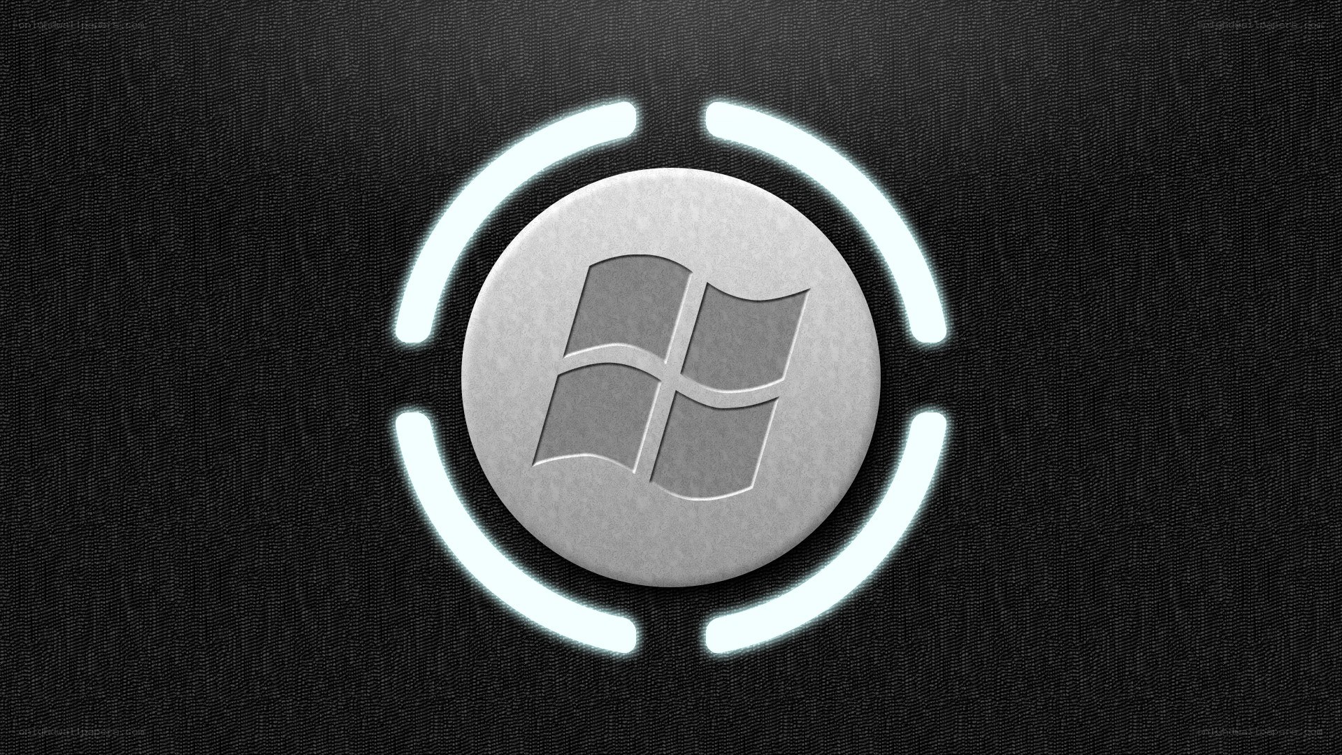 Windows logo with glowing rings