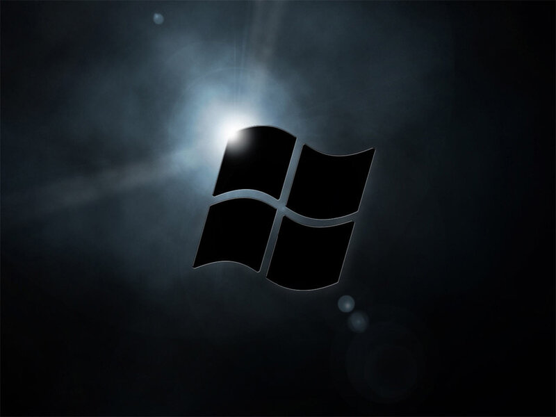 Windows logo with light effect