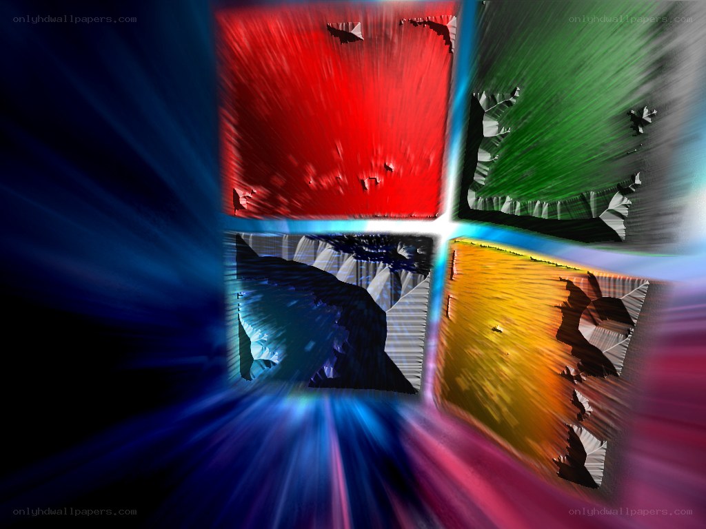 Windows logo with motion effect