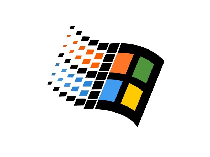 Windows logo with motion effect