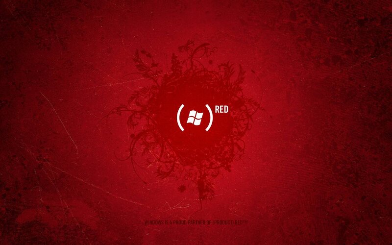 Windows Logo with Red Design