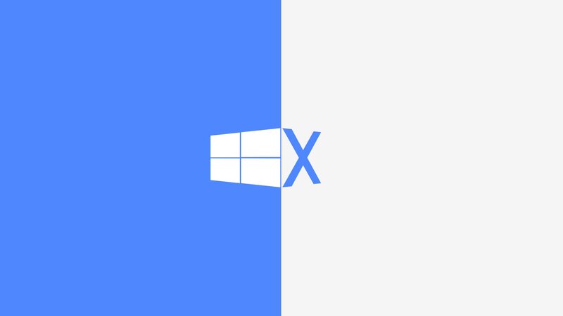 Windows Logo with X