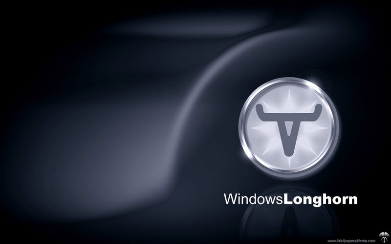 Windows Longhorn Logo — Black