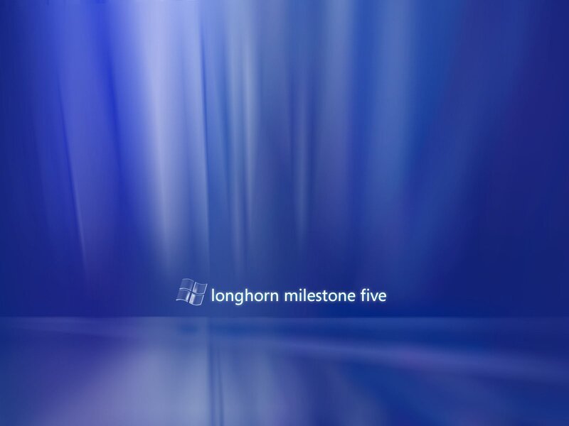 Windows Longhorn Milestone Five