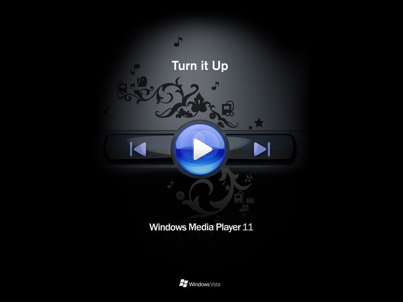 Windows Media Player 11 splash screen