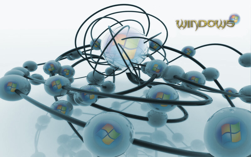 Windows network concept