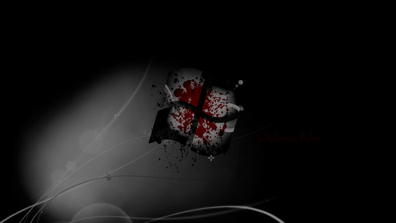 Windows Noir wallpaper