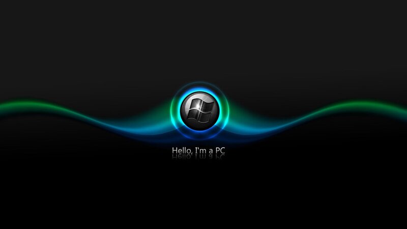 Windows PC startup screen