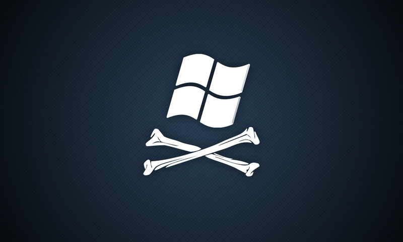 Windows pirate flag