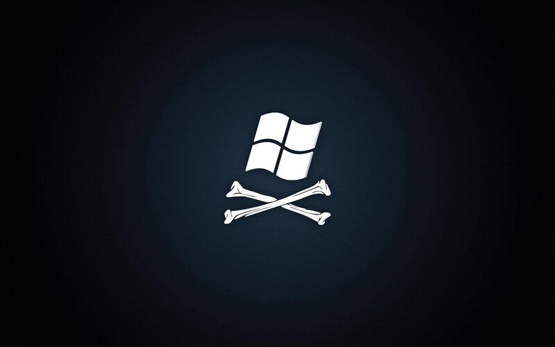 Windows pirate flag
