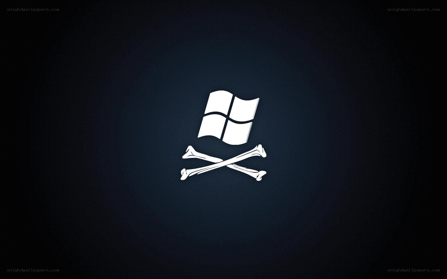 Windows pirate flag