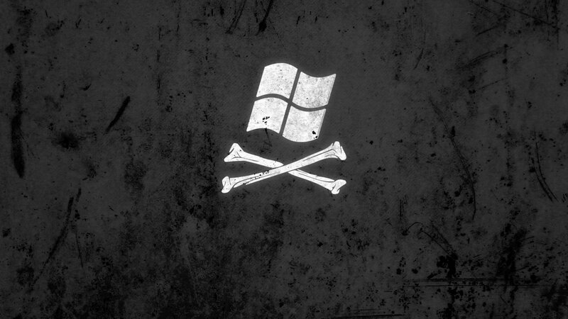 Windows pirate flag