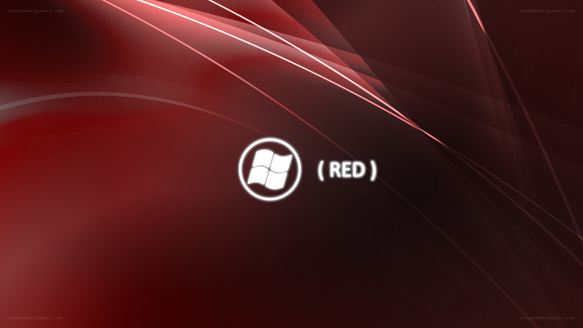 Windows Red logo on red background