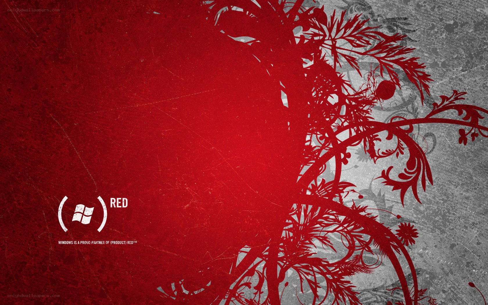 Windows Red promotional wallpaper