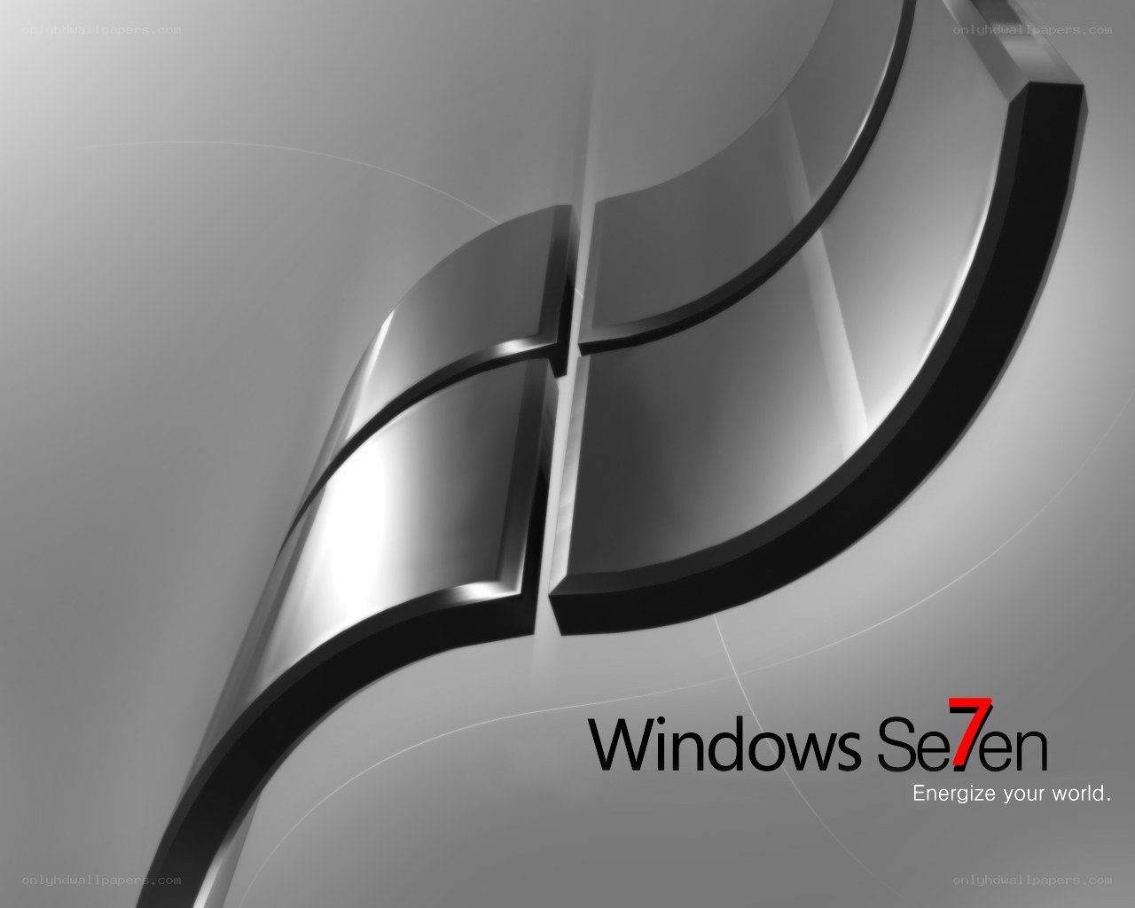 Windows Seven logo art