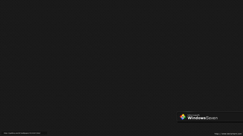 Windows Seven Logo — Black, Minimalist