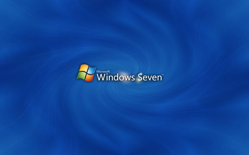 Windows Seven Logo — Blue, Calm, Digital Art