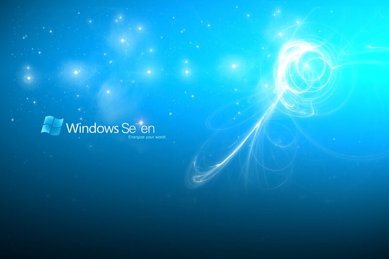 Windows Seven Logo — Blue, Serene