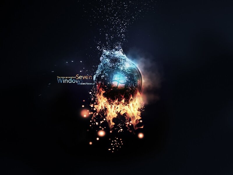 Windows Seven promotional artwork