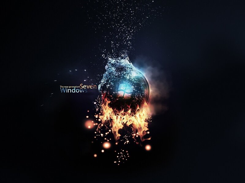 Windows Seven promotional artwork