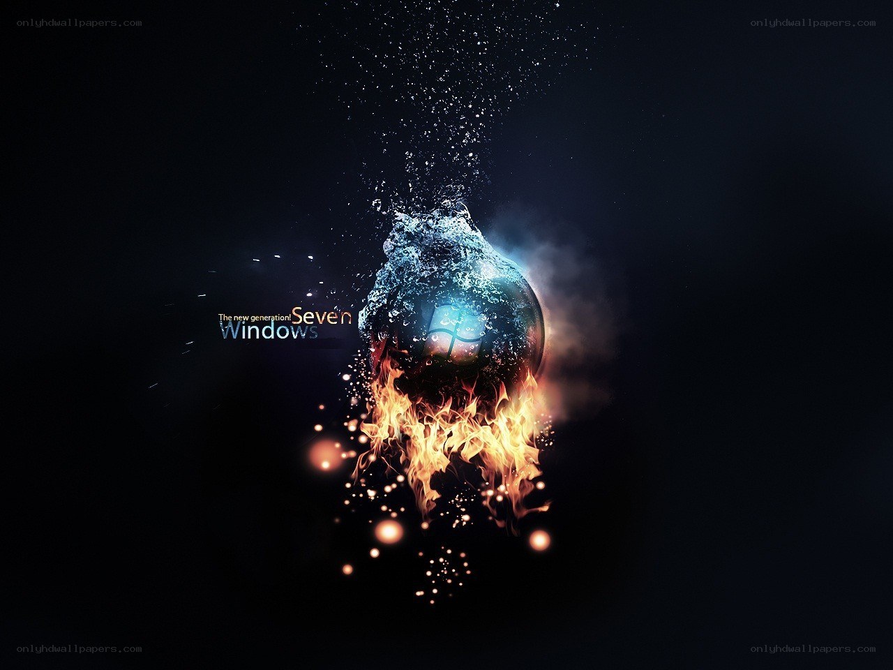 Windows Seven promotional artwork