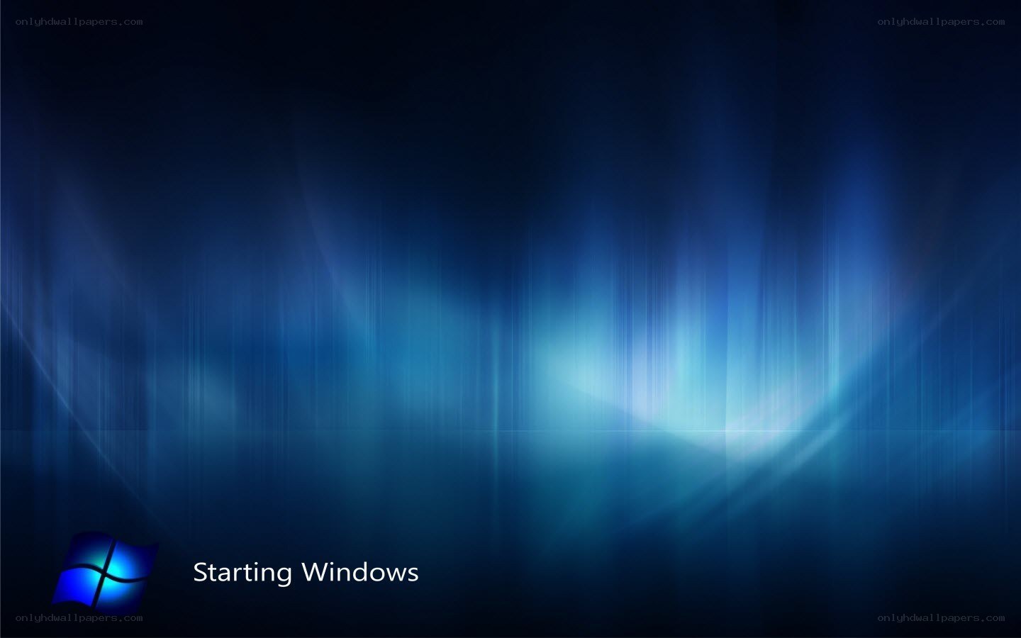 Windows startup screen