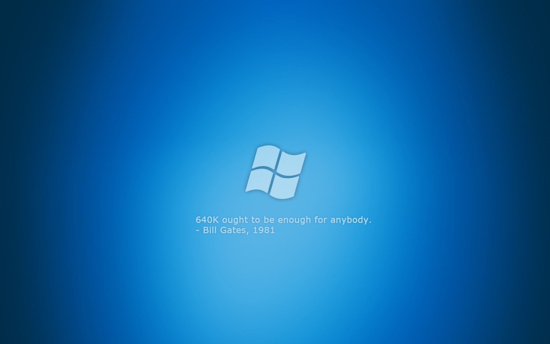 Windows startup screen